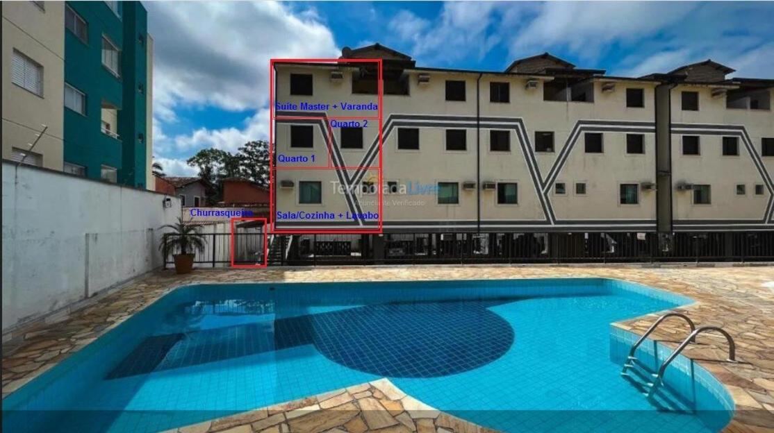 Aptº Triplex No Itagua A 300 Mt. Da Orla - 3 Dorm. Apartamento Ubatuba